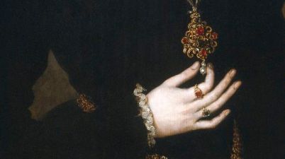 D. Maria de Portugal (detail), 1552, by Antonio Moro